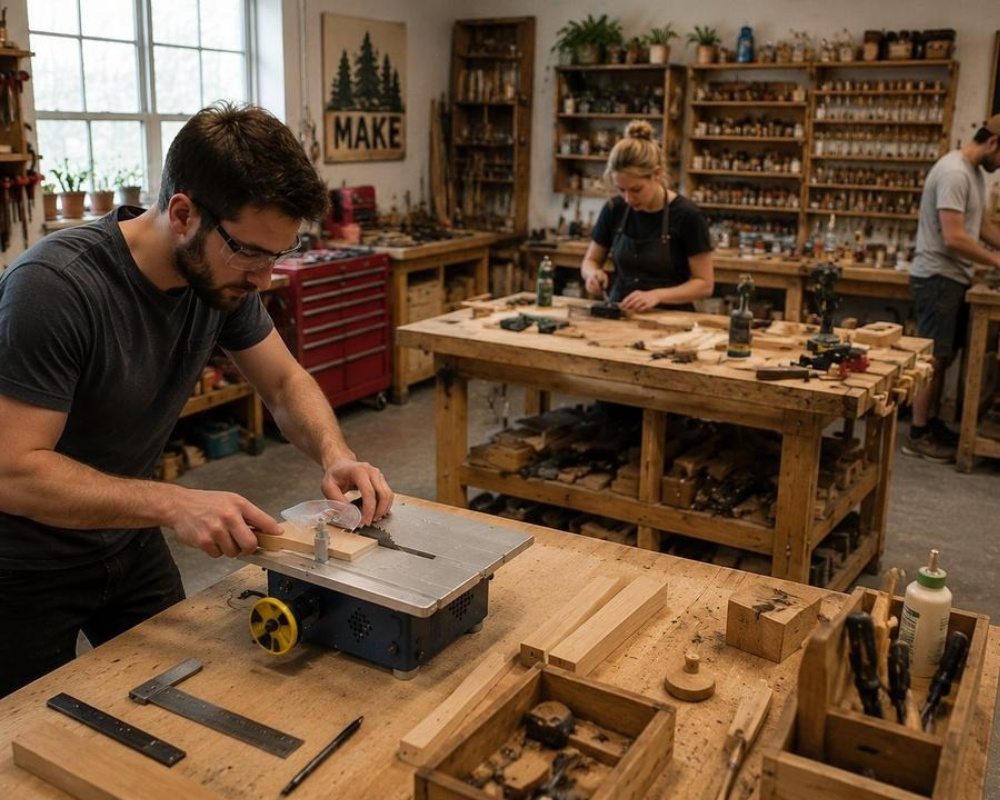 Mini Table Saw for Woodworking