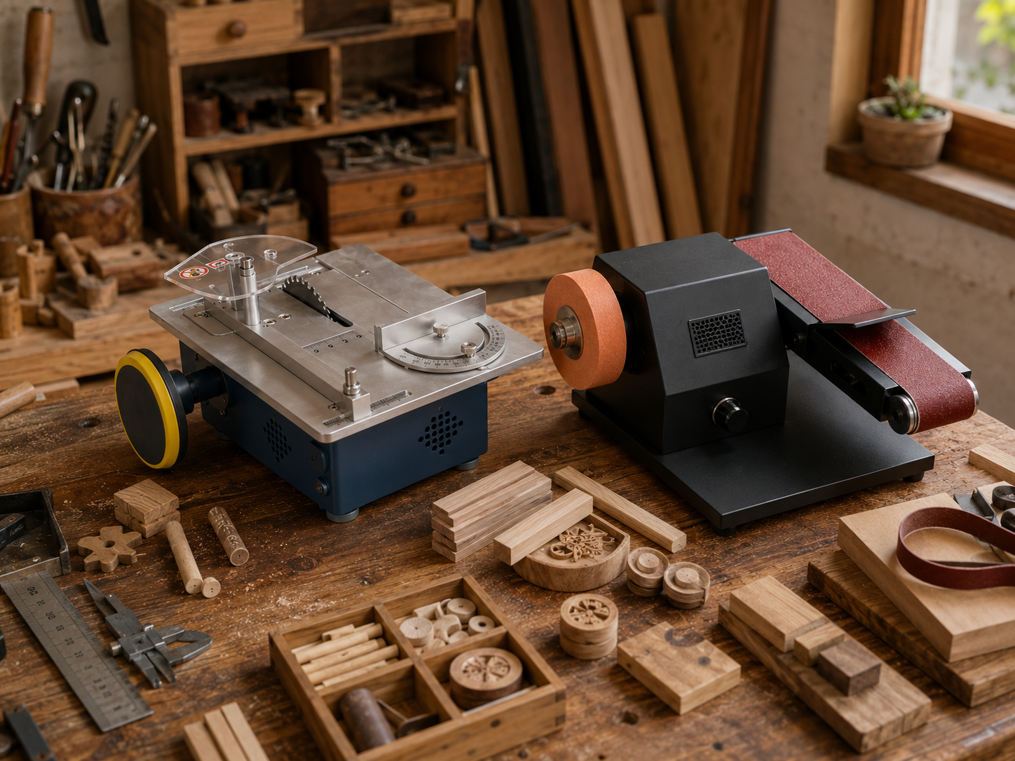 mini woodworking tools for compact craft benches